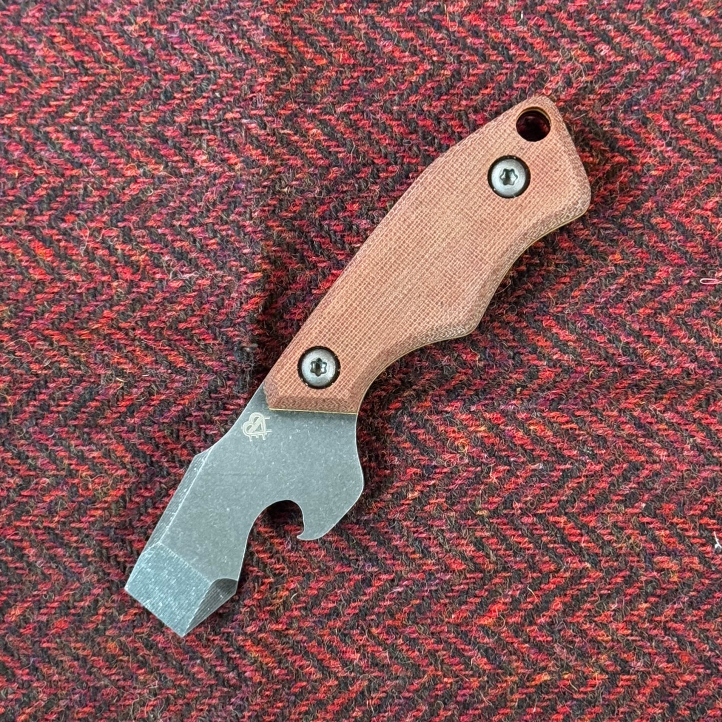 N-Bier Natural Micarta gelbe Liner