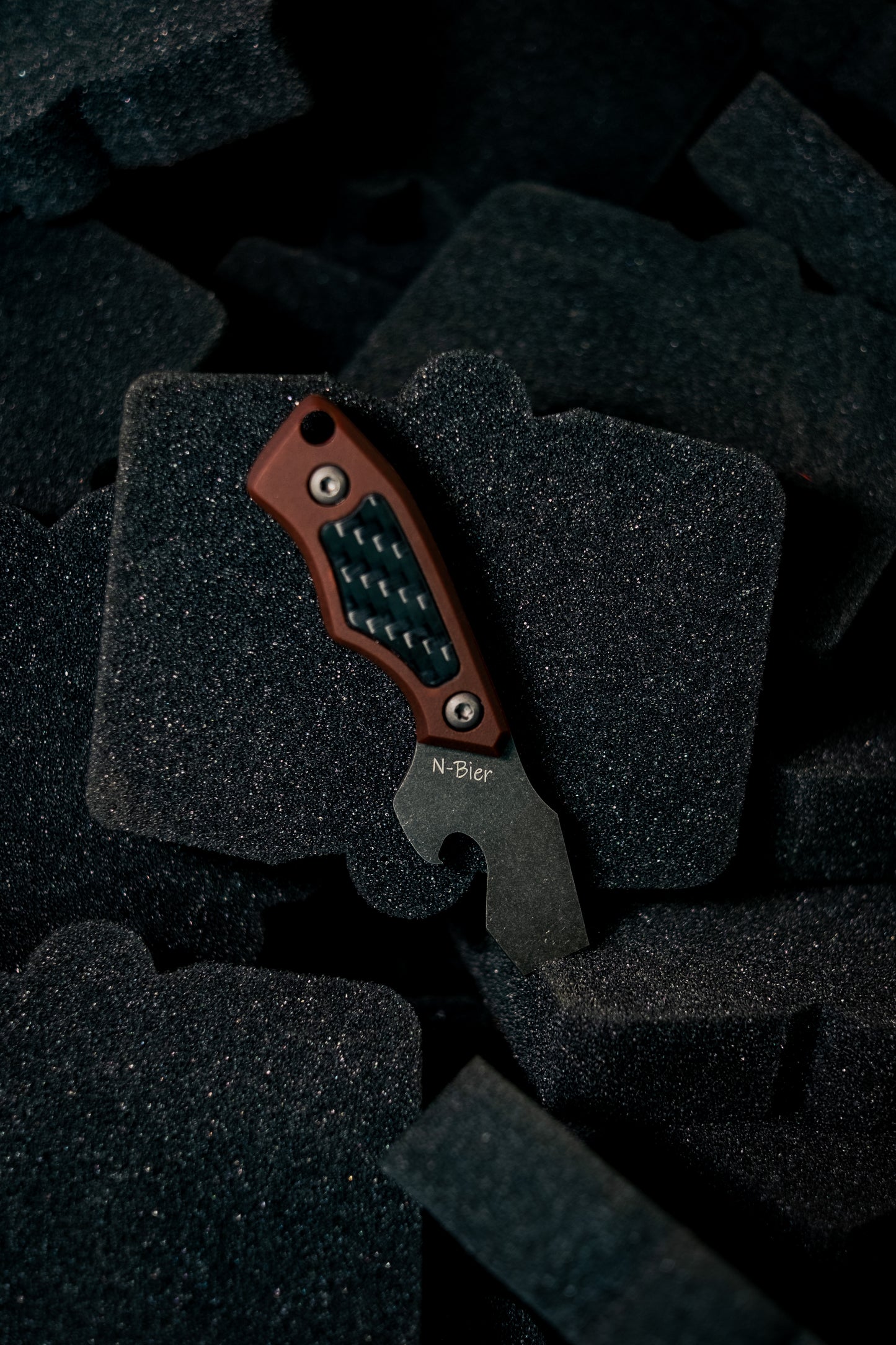 N-Bier braunes Papiermicarta rote Liner Carbon Inlay