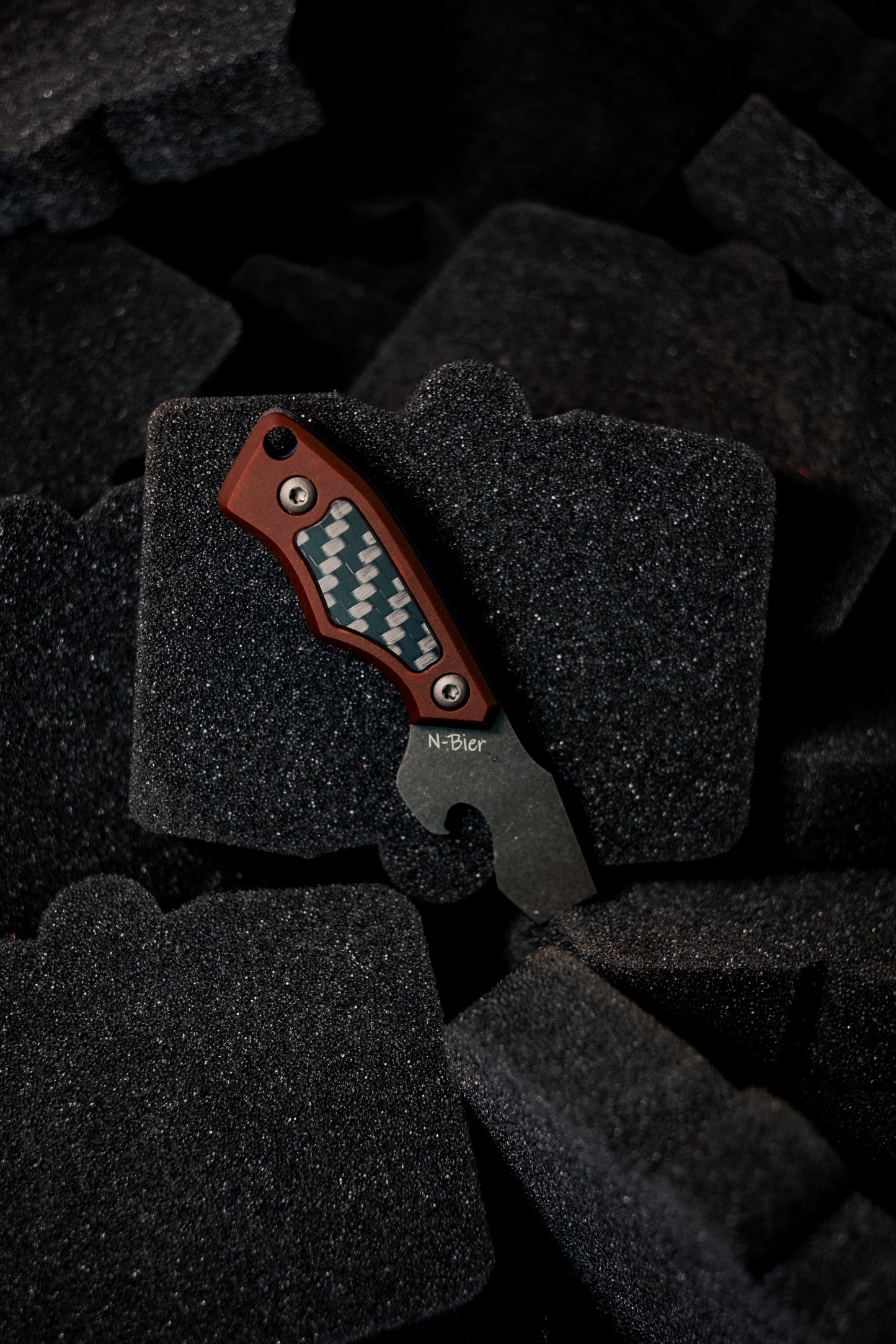 N-Bier braunes Papiermicarta blaue Liner Carbon Inlay