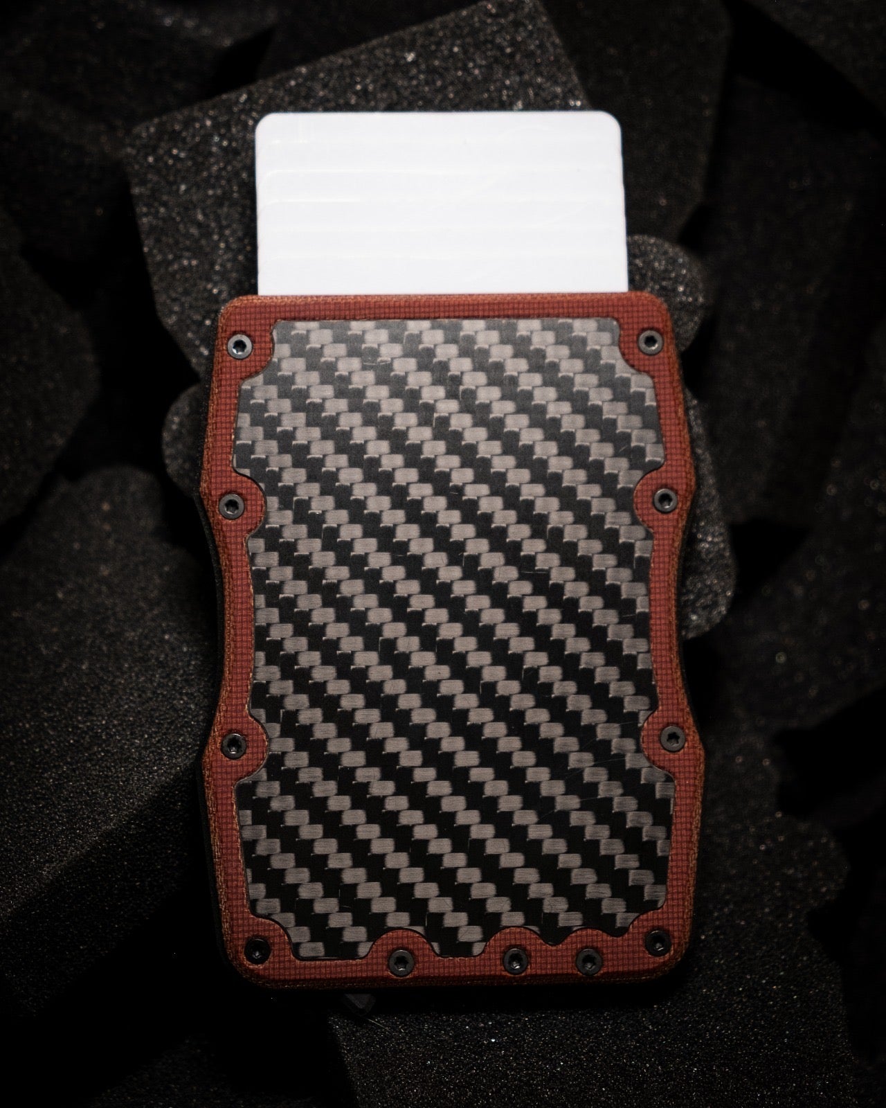 The Cardium 2.0 Exclusive Natural Micarta Carbon Inlay