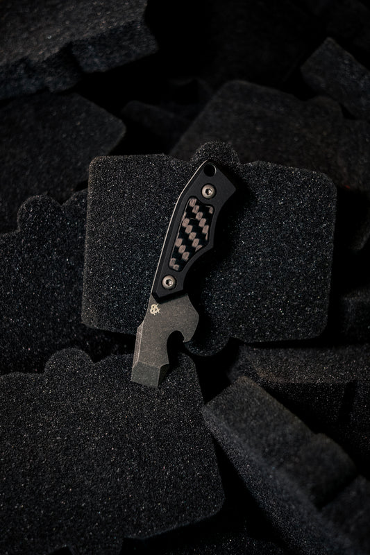 N-Bier schwarzes Papiermicarta weiße Liner Carbon Inlay