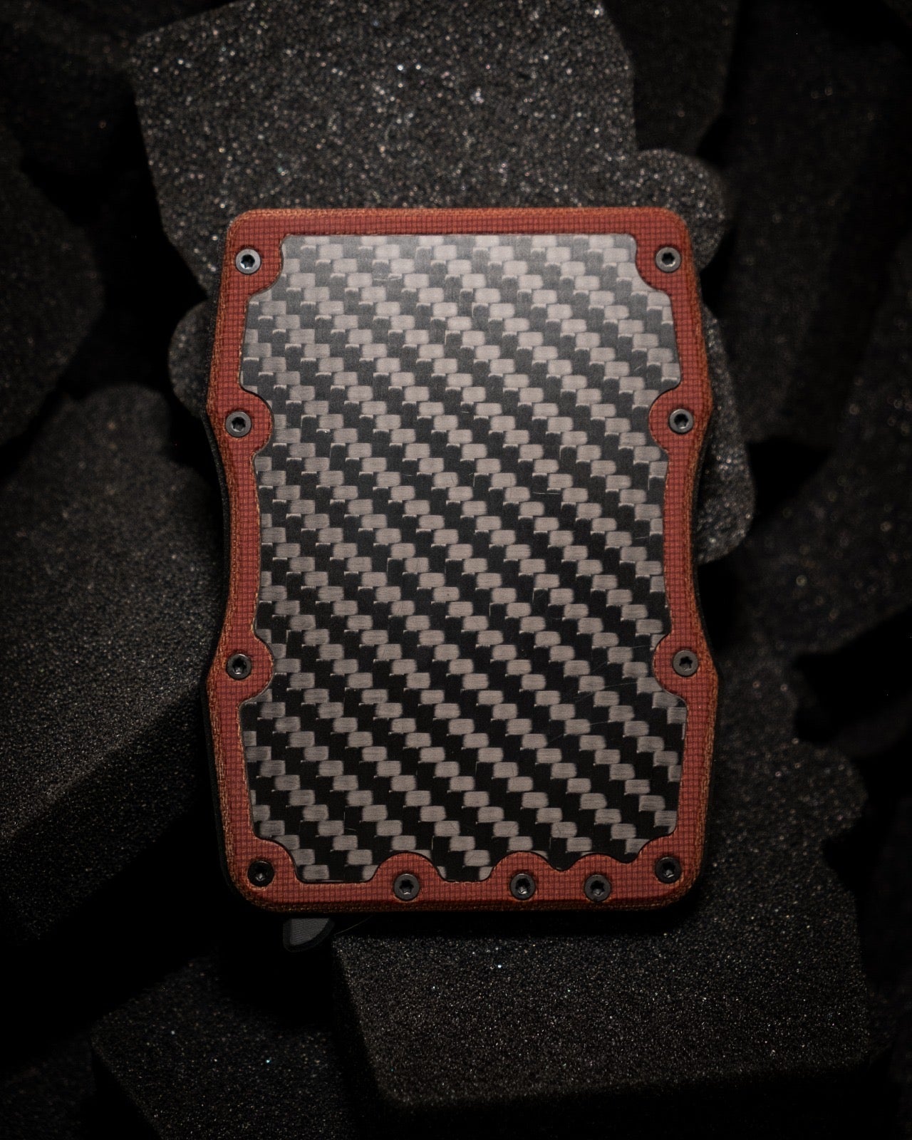 The Cardium 2.0 Exclusive Natural Micarta Carbon Inlay