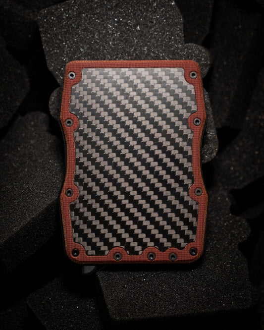 The Cardium 2.0 Exclusive Natural Micarta Carbon Inlay